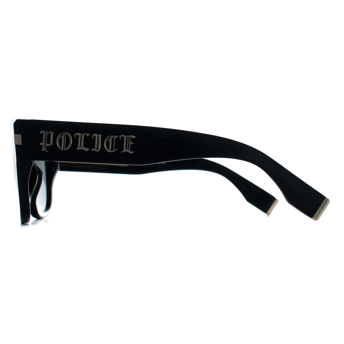 Police Sunglasses SPLP33E G.O.A.T. 2 700Y Shiny Black Grey Green