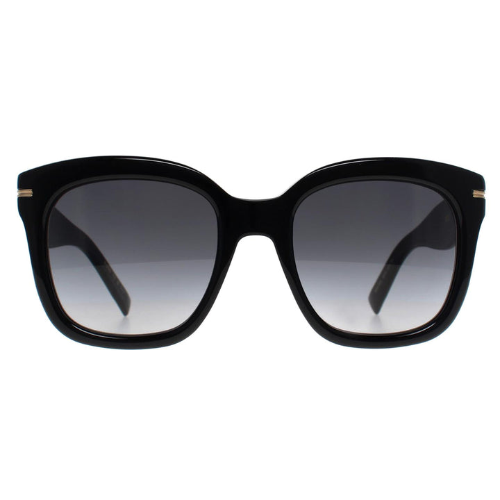 Hugo Boss Sunglasses BOSS 1731/S 807 9O Shiny Black Grey Gradient with Light Mirror