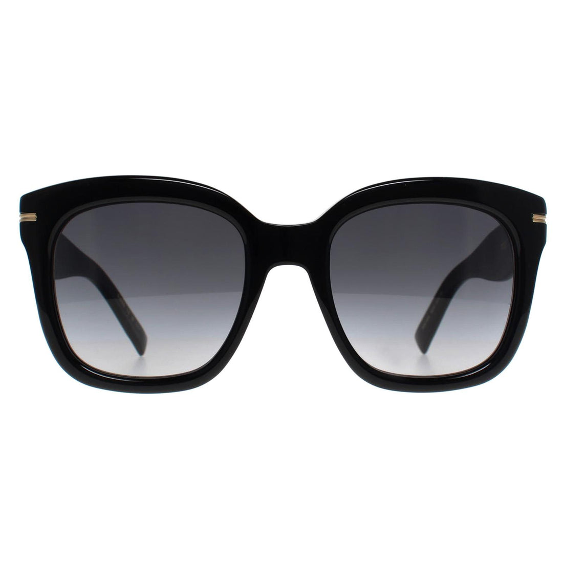 Hugo Boss Sunglasses BOSS 1731/S 807 9O Shiny Black Grey Gradient with Light Mirror