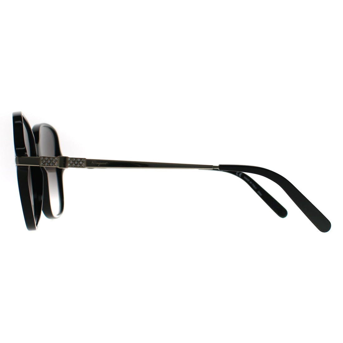 Salvatore Ferragamo Sunglasses SF990SR 001 Black Grey Gradient