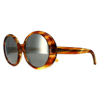 Celine Sunglasses CL40065I 56C Havana Grey Mirror