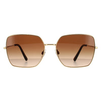 Dolce & Gabbana DG2242 Sunglasses Gold Dark Brown Gradient