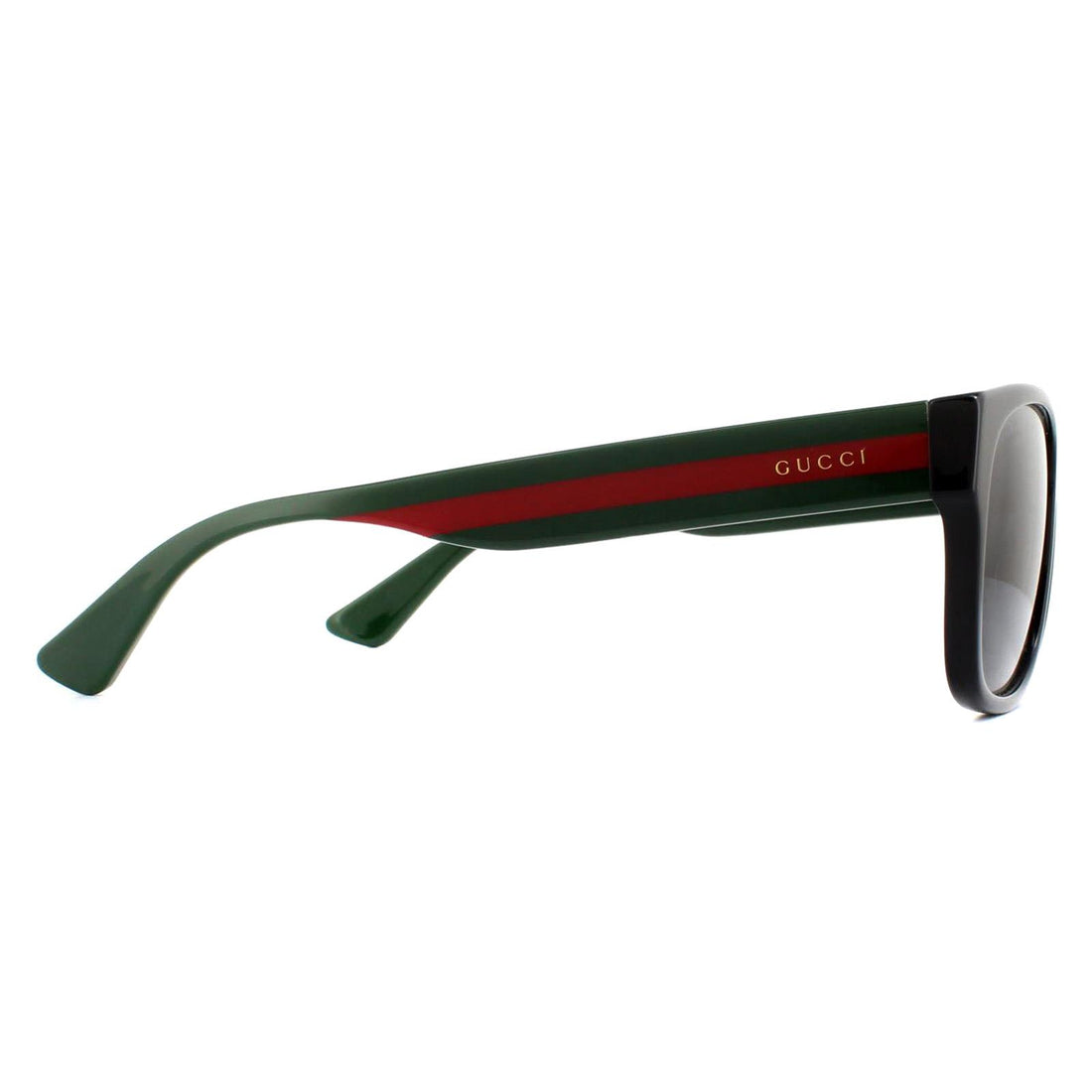 Gucci Sunglasses GG0341S 001 Black Green Red Grey
