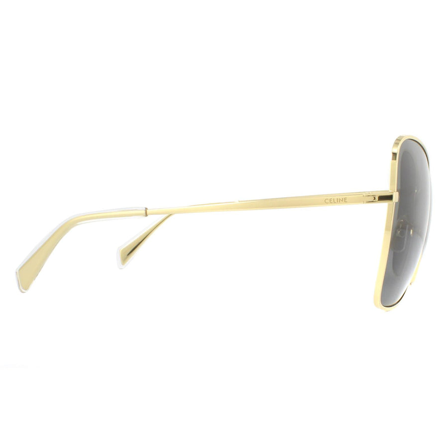Celine Sunglasses CL40080U 30A Shiny Endura Gold Smoke