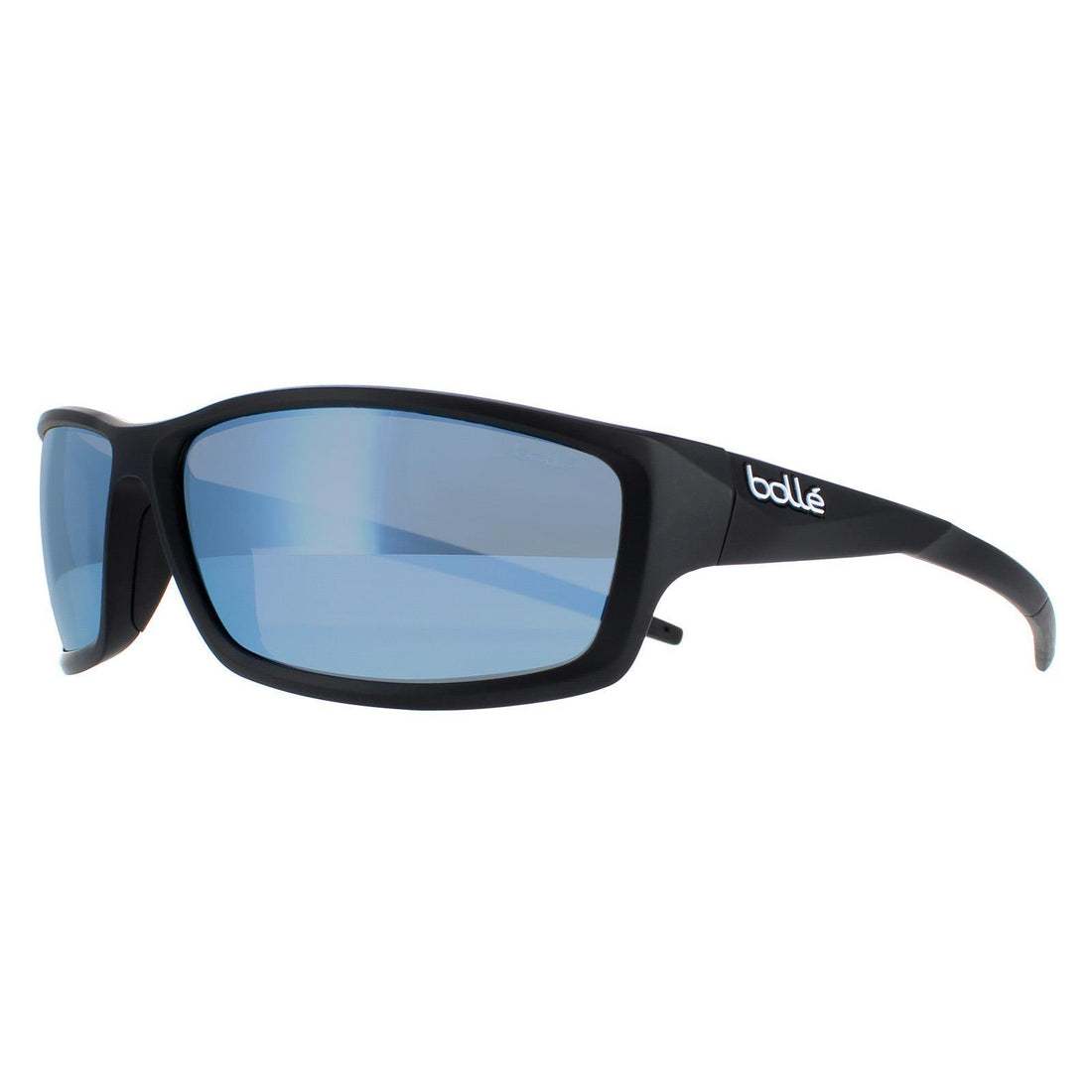 Bolle Sunglasses Cerber BS041003 Matte Black Sky Blue Polarized