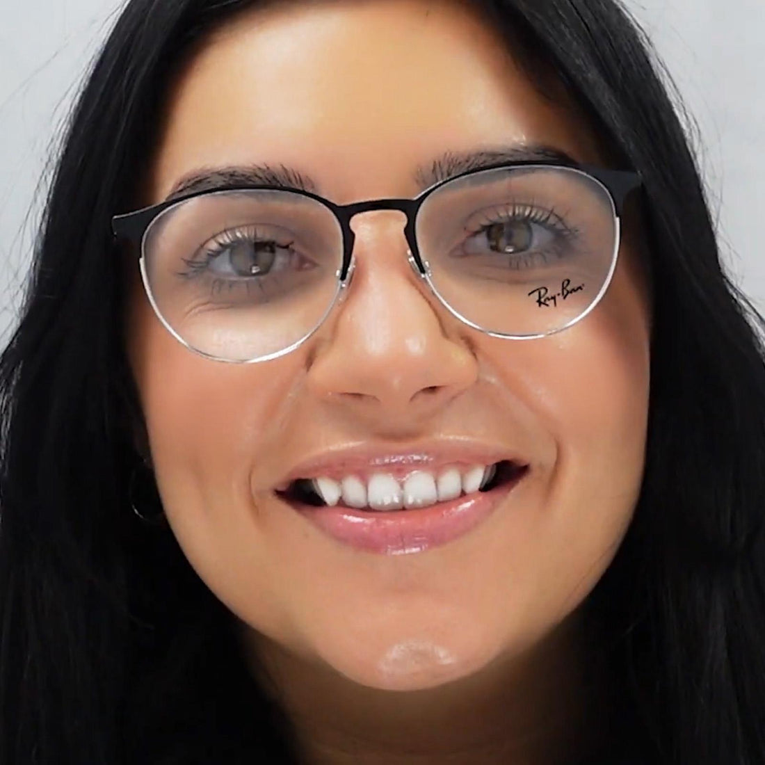 Ray-Ban Glasses Frames 6375 2944 Black Top On Matte Black 53mm