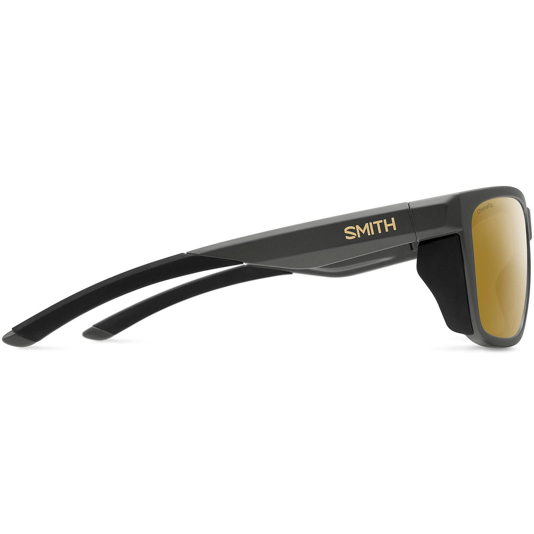 Smith Sunglasses Longfin 4VF QE Matte Grey Brown ChromaPop Polarized Bronze Mirror