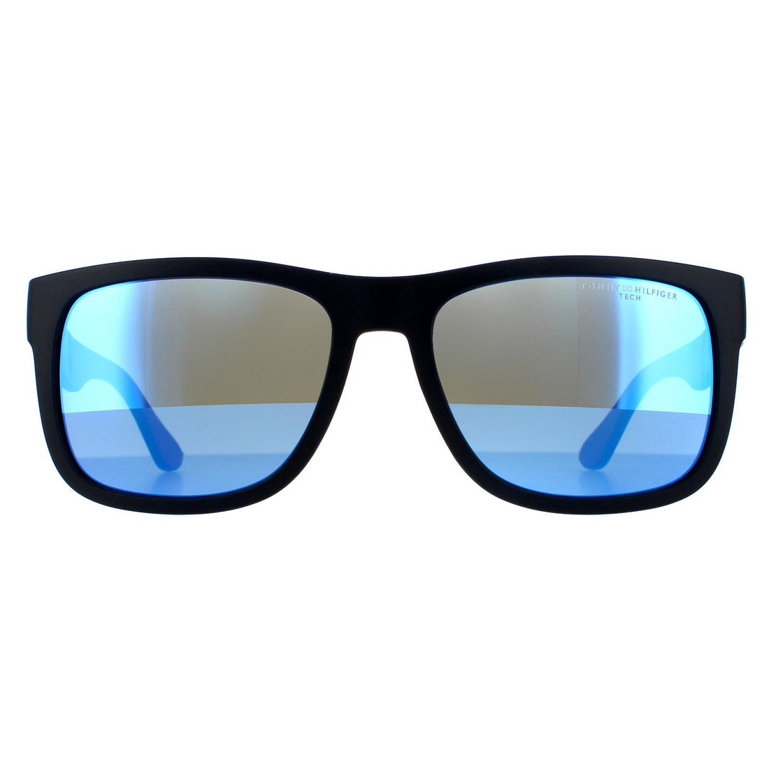 Tommy Hilfiger TH 1556/S Sunglasses Matte Blue / Blue Mirror 56