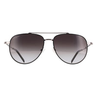 Salvatore Ferragamo Sunglasses SF226S 086 Black Light Ruthenium Grey Gradient