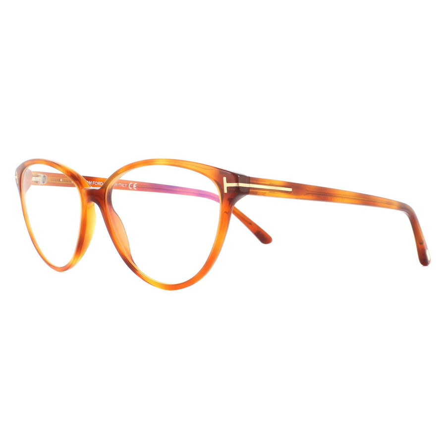 Tom Ford Glasses Frames FT5545-B 053 Blonde Havana Women