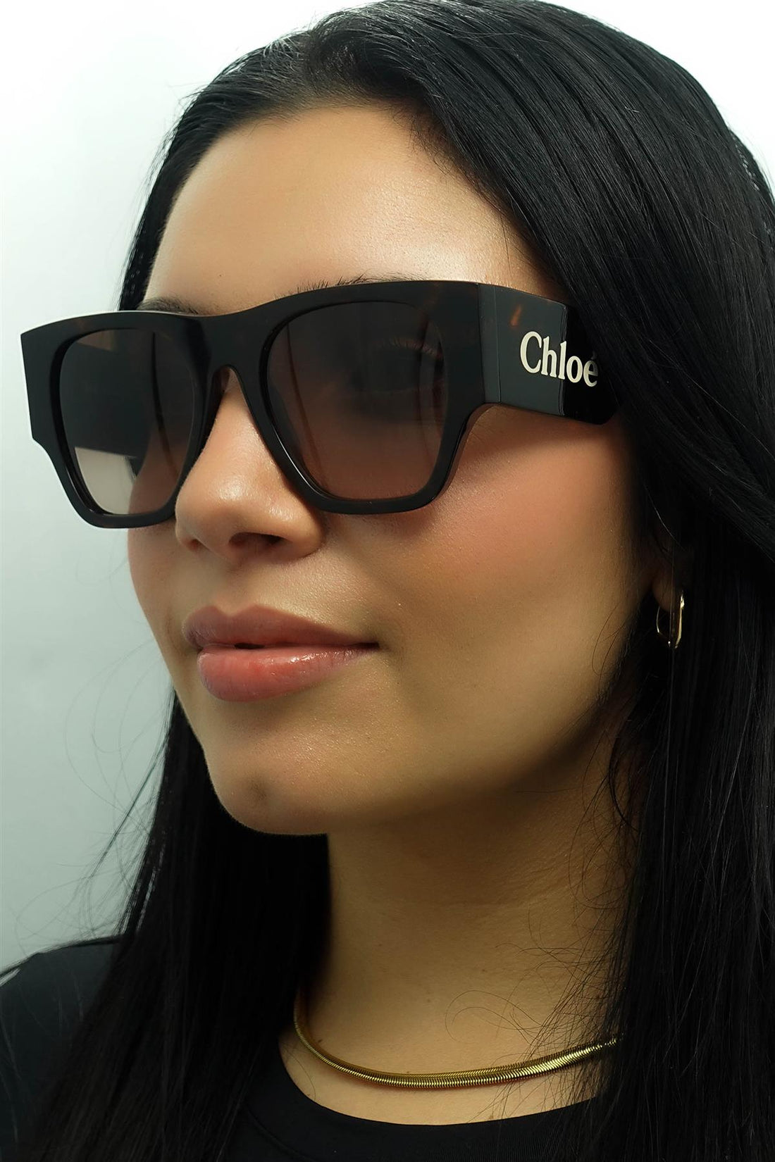 Chloe Sunglasses CH0233S 002 Dark Havana Brown Gradient