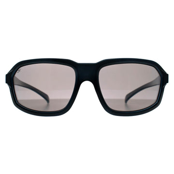 Serengeti Sunglasses Hext SS571005 Shiny Dark Blue Spray on Milky Blue Saturn Polarized Smoke