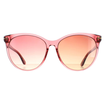 Tom Ford Sunglasses Maxim FT0787 72T Shiny Transparent Antique Pink Pink Gradient