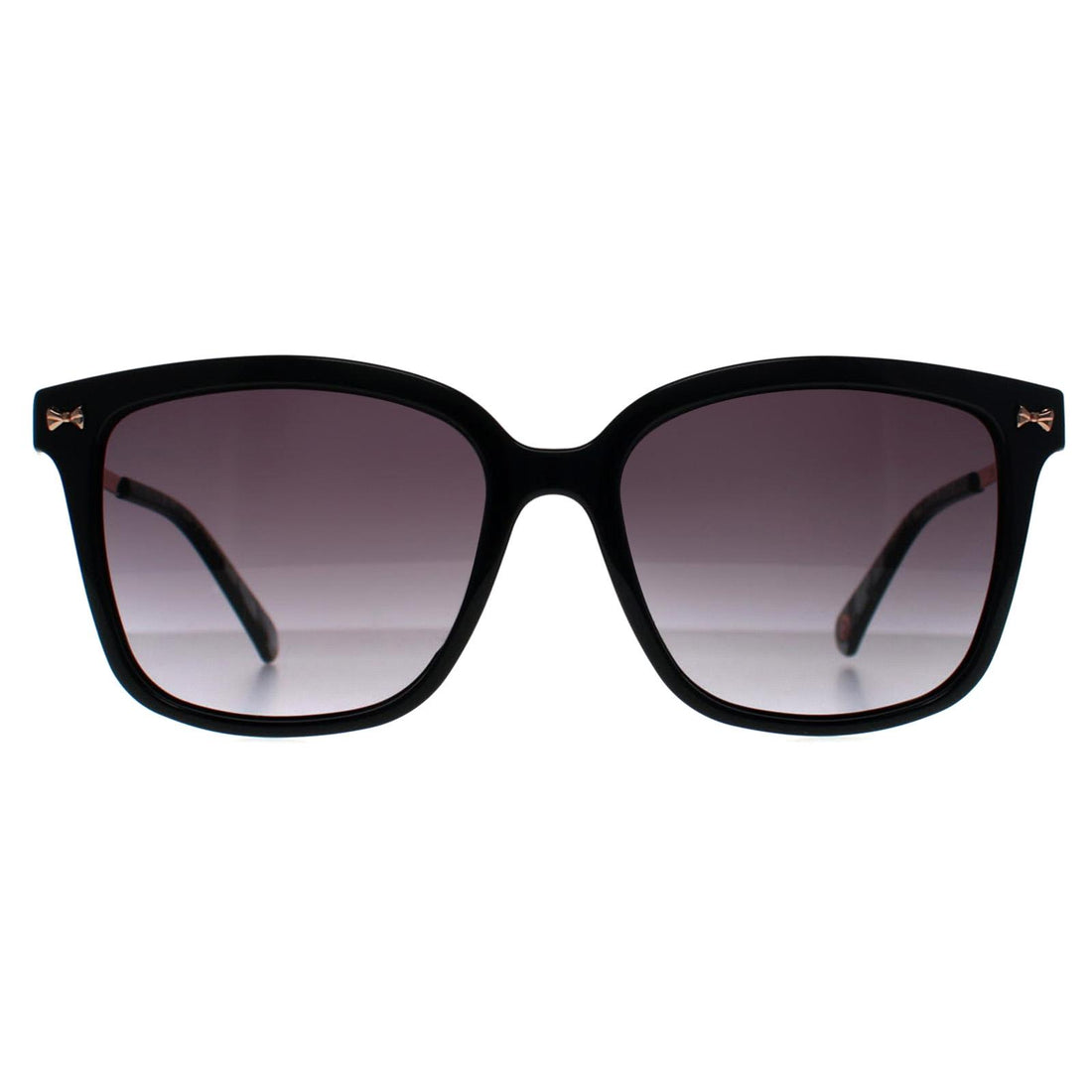 Ted Baker Sunglasses TB1439 Elin 012 Black Gold Floral Grey Gradient