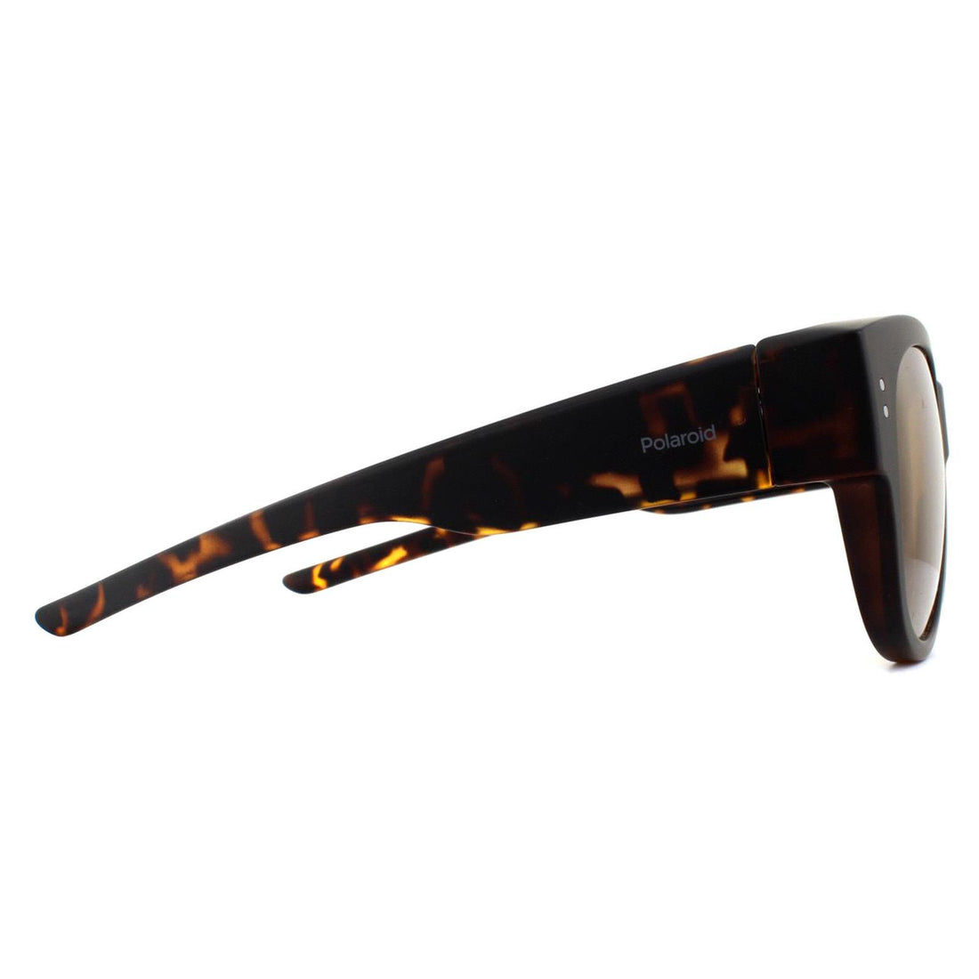 Polaroid Suncovers Fitover Sunglasses PLD 9009/S N9P MU Matte Havana BrownPolarized