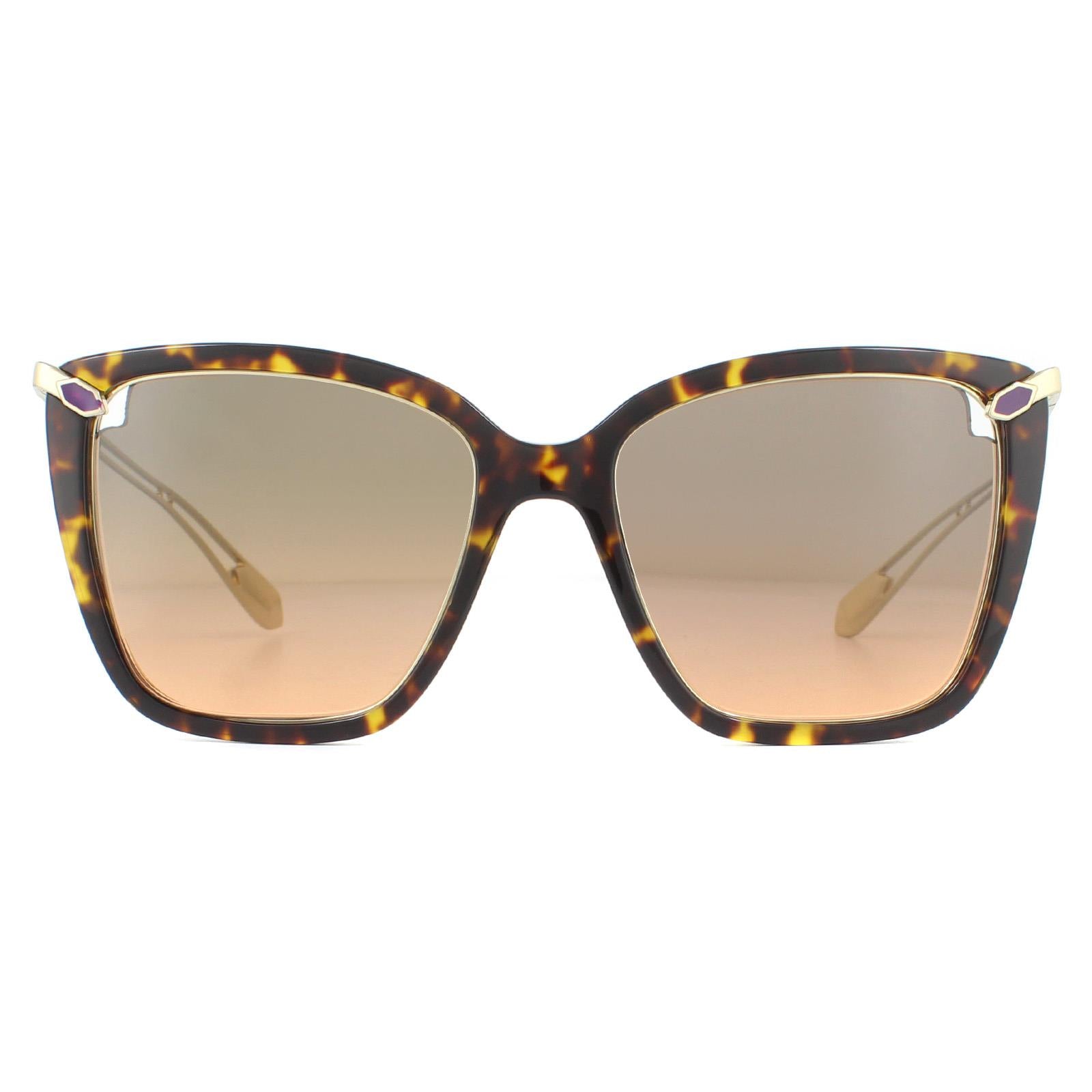Sunglasses BV8232 504 18 Havana Orange Gradient Light Grey