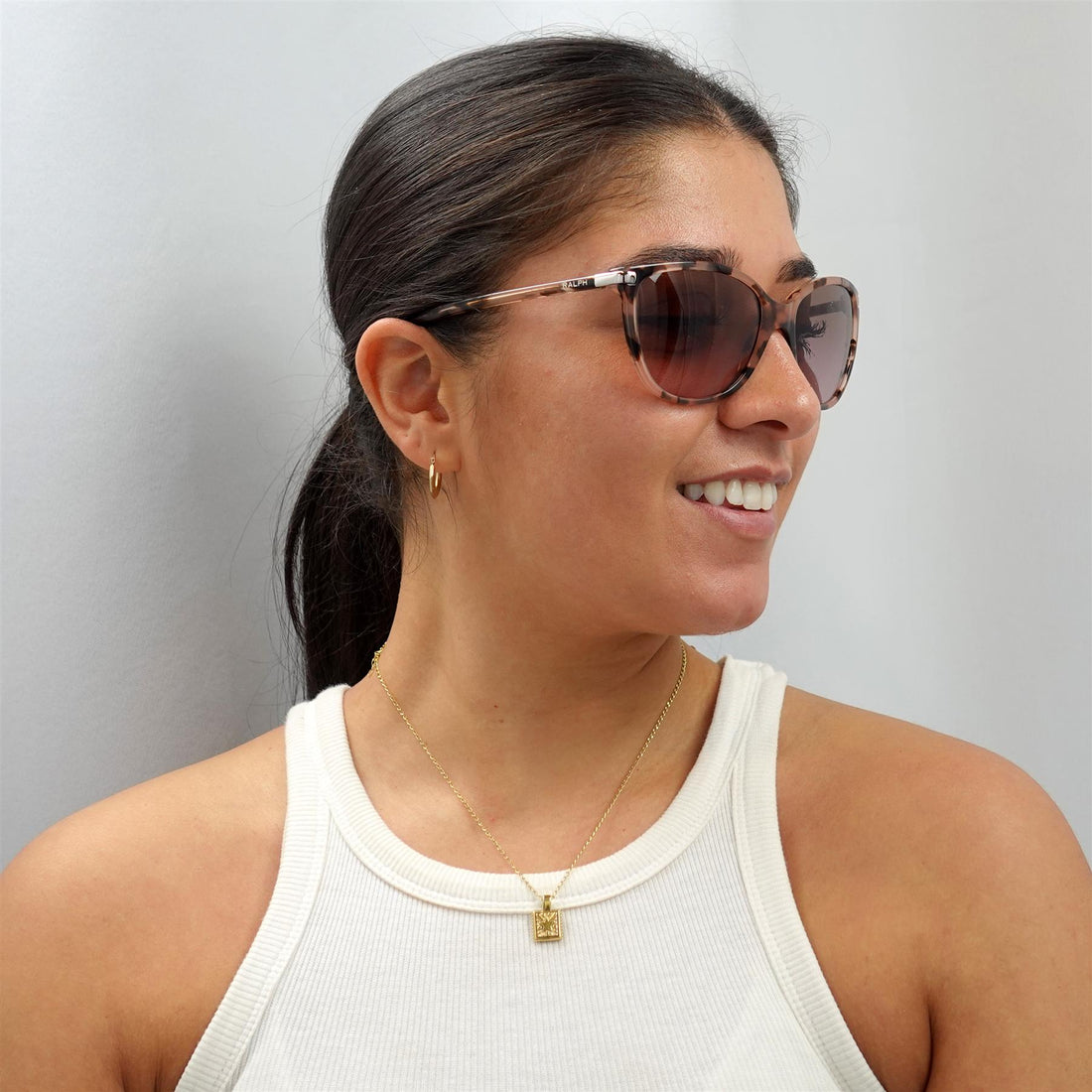 Ralph by Ralph Lauren Sunglasses 5160 111614 Rose Tortoise Brown Rose Gradient