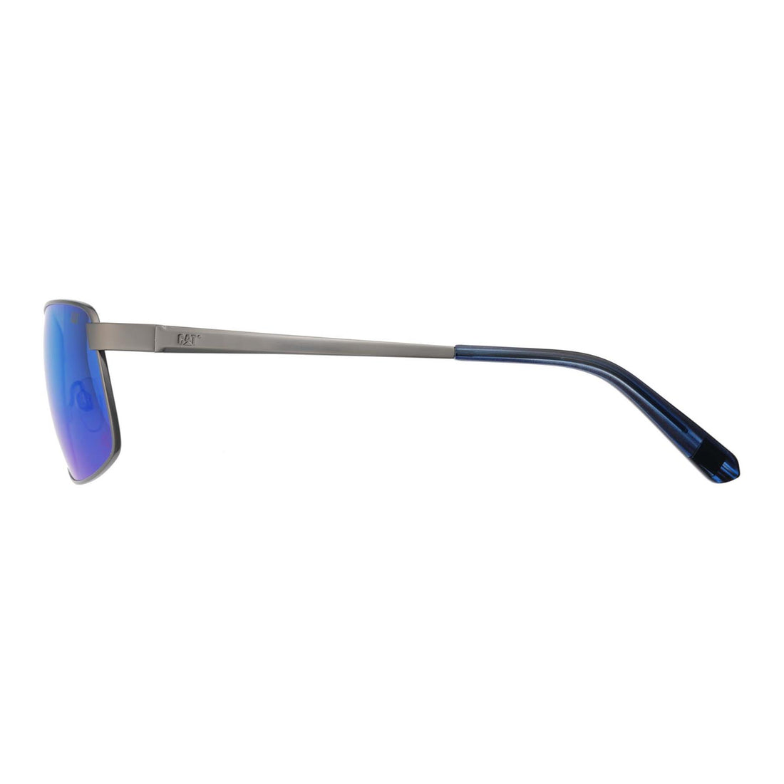 Caterpillar Sunglasses CTS-8030 005P Ruthenium Blue Mirror Polarized