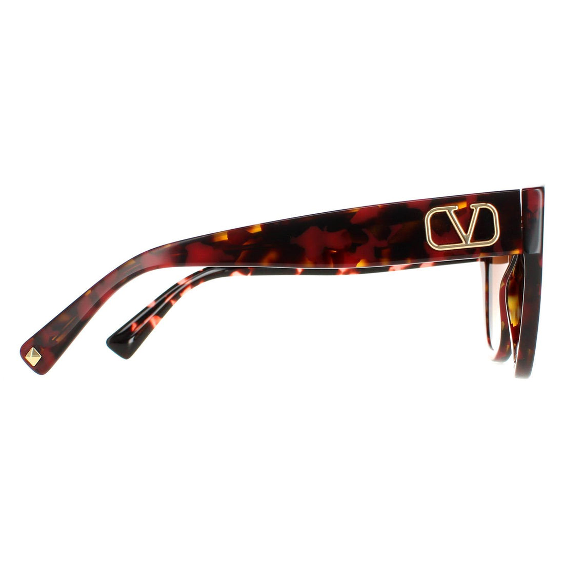 Valentino Sunglasses VA4109 519413 Red Havana Brown Gradient