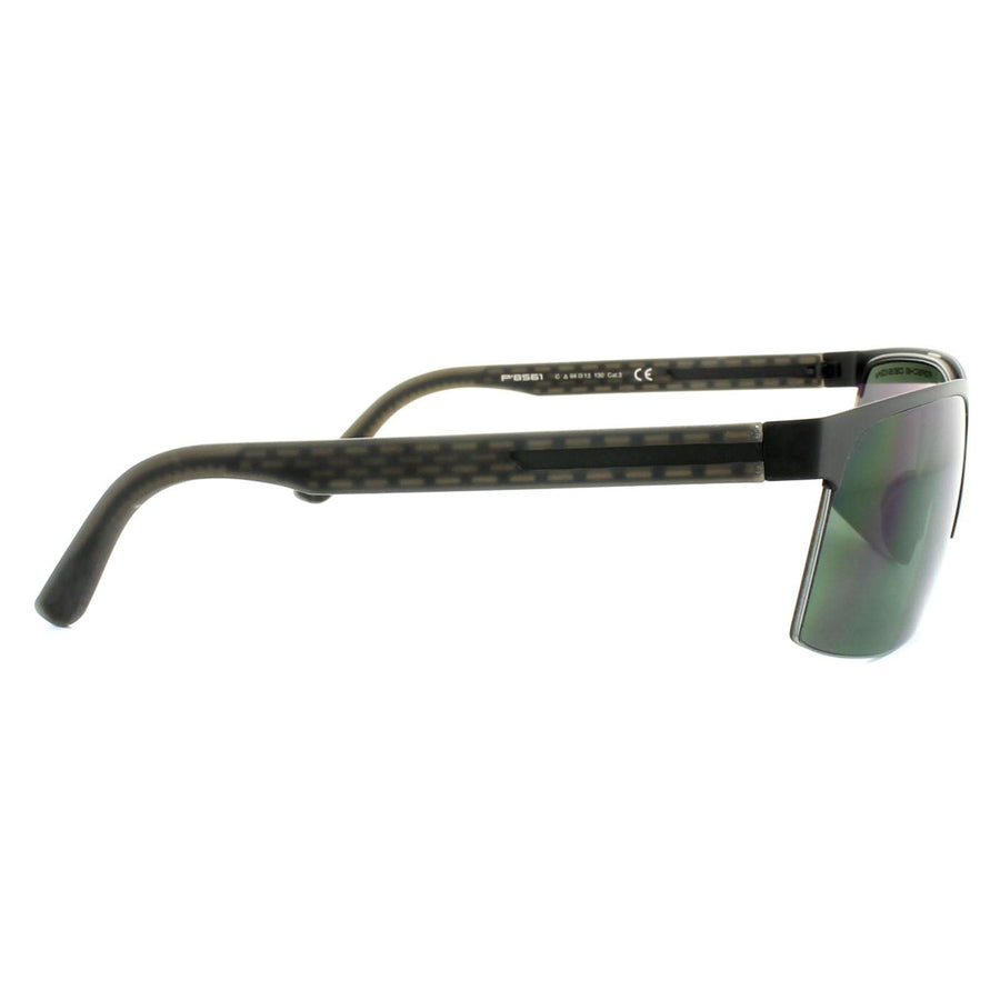 Porsche Design Sunglasses P8561 C V601 Black Green