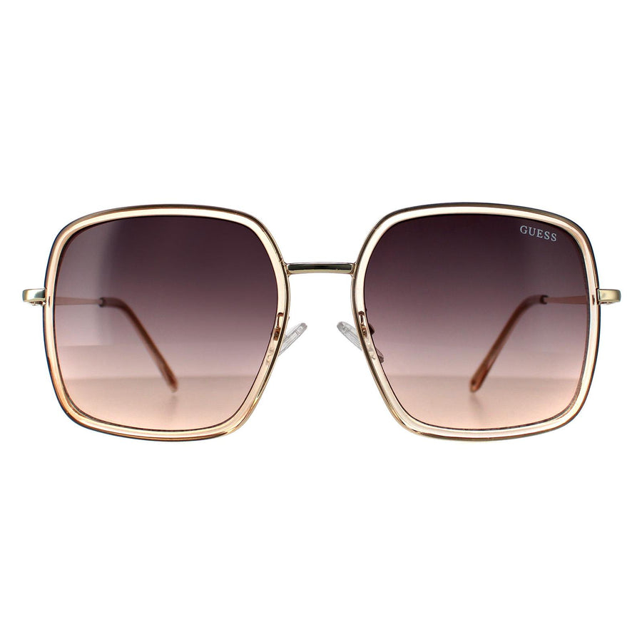 Guess Sunglasses GF0389 32F Gold Brown Gradient