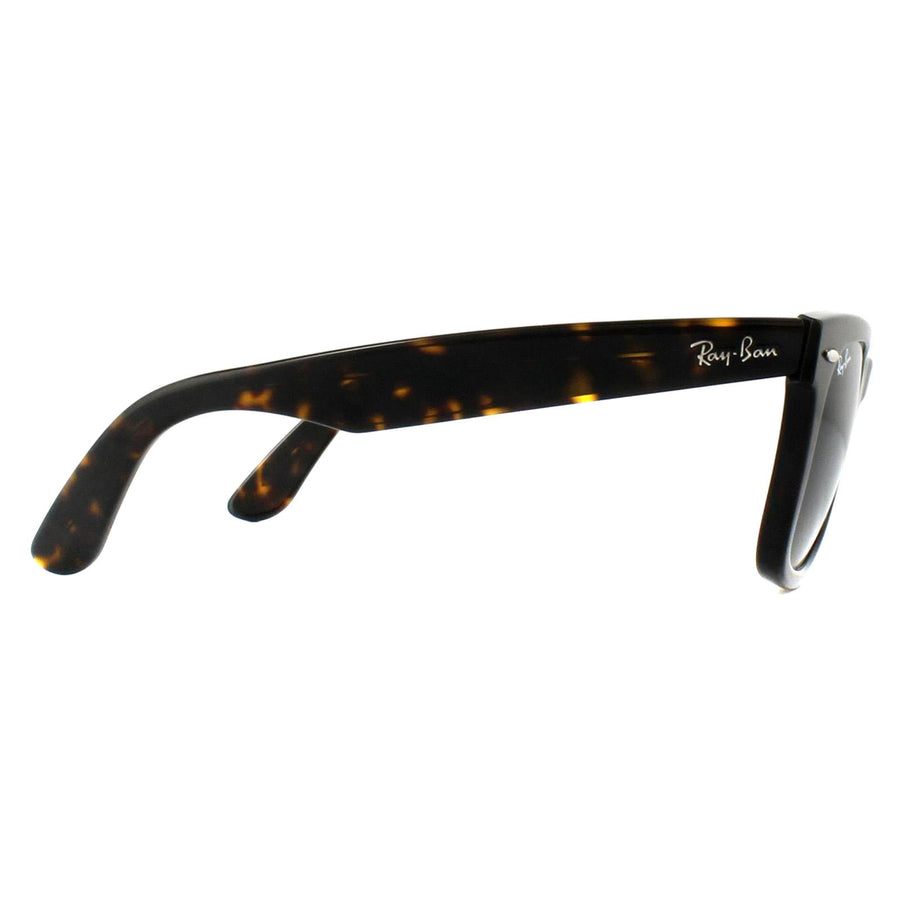 Ray-Ban Sunglasses Wayfarer 2140 902 Tortoise Green G-15 Medium 50mm