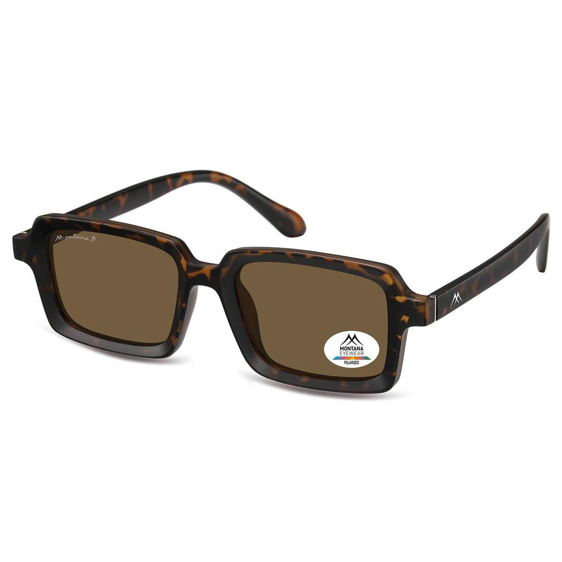 Montana Sunglasses MP57 B Matte Turtle Brown Polarized