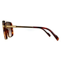 Cutler and Gross Sunglasses 1324 002 Gold Tortoiseshell Brown Flash