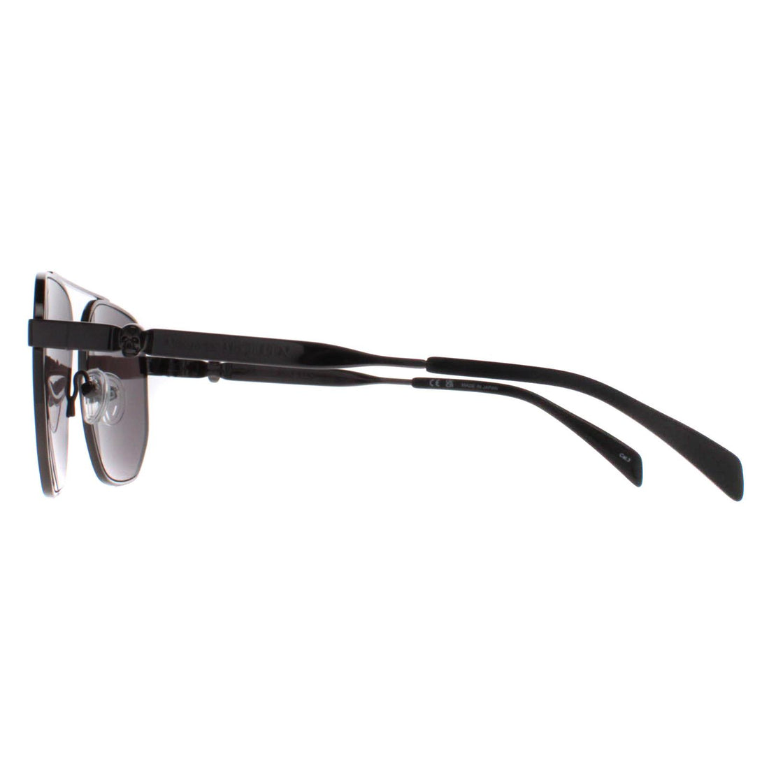 Alexander McQueen Sunglasses AM0458S 001 Ruthenium Grey