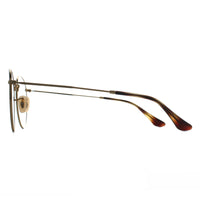 Ray-Ban Glasses Frames RX3447V Round Metal 2945 Havana on Gold Men Women