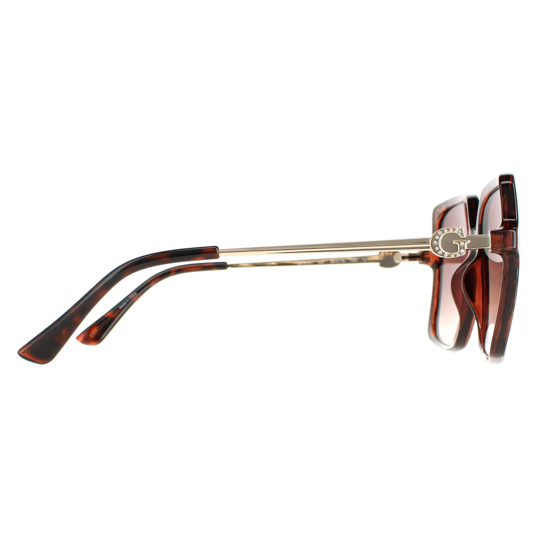 Guess Sunglasses GF6131 52F Dark Havana Brown Gradient