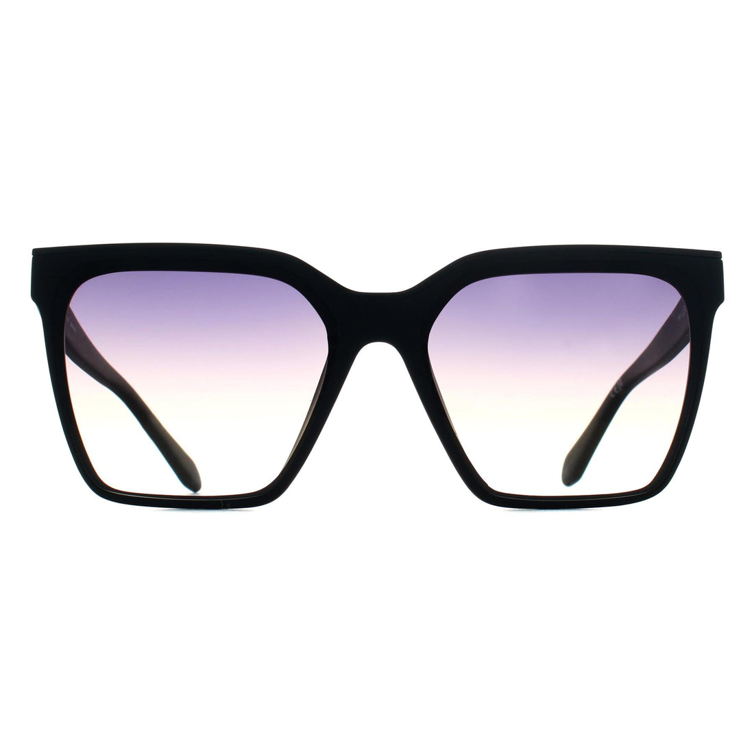 Quay Sunglasses Level Up 77707 Matte Black Dusk Poppy Gradient