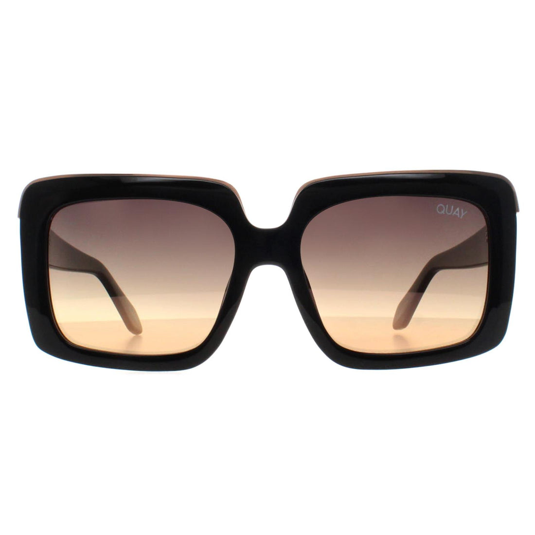 Quay Sunglasses Total Vibe Remixed BLK Black Grey Brown Gradient