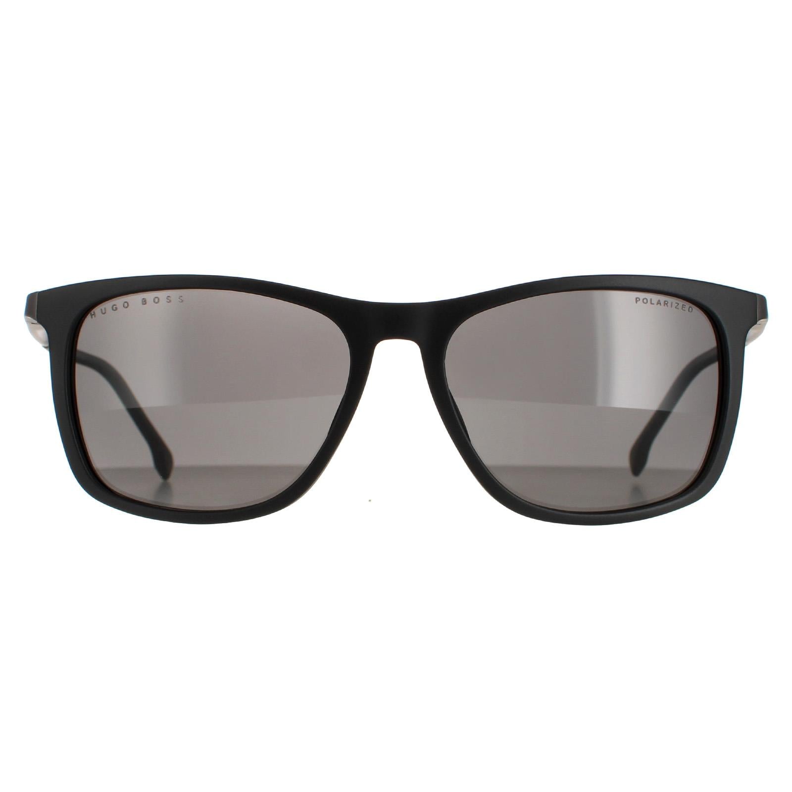 Sunglasses 1249 S IT 003 M9 Matte Black Grey Polarized