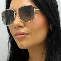 INVU Sunglasses B1112 B Gold Grey Polarized