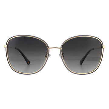 Polaroid Sunglasses PLD 6117/G/S RHL LB Gold Grey Black Grey Gradient Polarized
