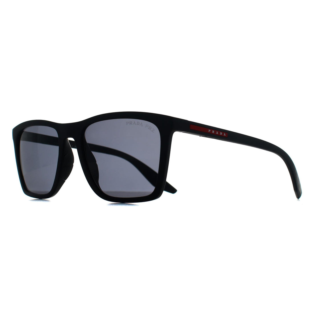 Prada Sport Sunglasses PSB08S 1BO02G Matte Black Dark Grey Polarized
