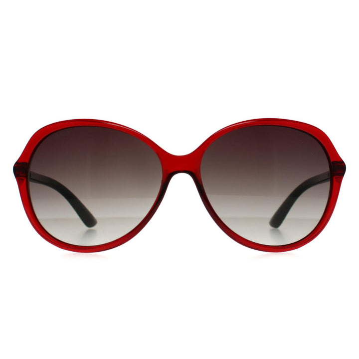 Seksy Sunglasses N2809 B Transparent Burgundy Smoke Gradient
