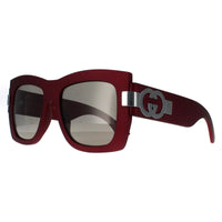 Gucci Sunglasses GG1688S 003 Red with Silver Grey with Light Silver Mirror