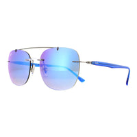 Ray-Ban Sunglasses 4280 6289B7 Transparent Blue Blue Gradient Mirror