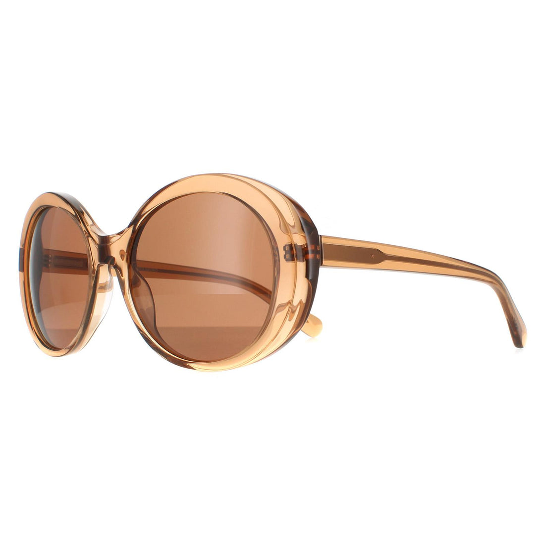 Serengeti Sunglasses Bacall SS541004 Transparent Sand Beige Polarized Drivers