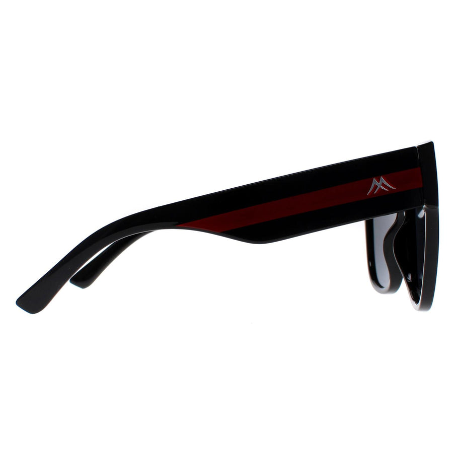 Montana Sunglasses MP73 Shiny Black Red Grey Polarized