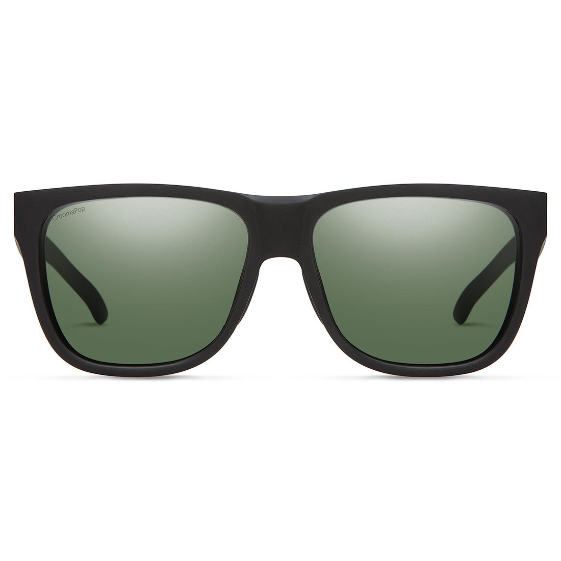 Smith Sunglasses Lowdown 2 003 L7 Matte Black ChromaPop Polarized Grey Green