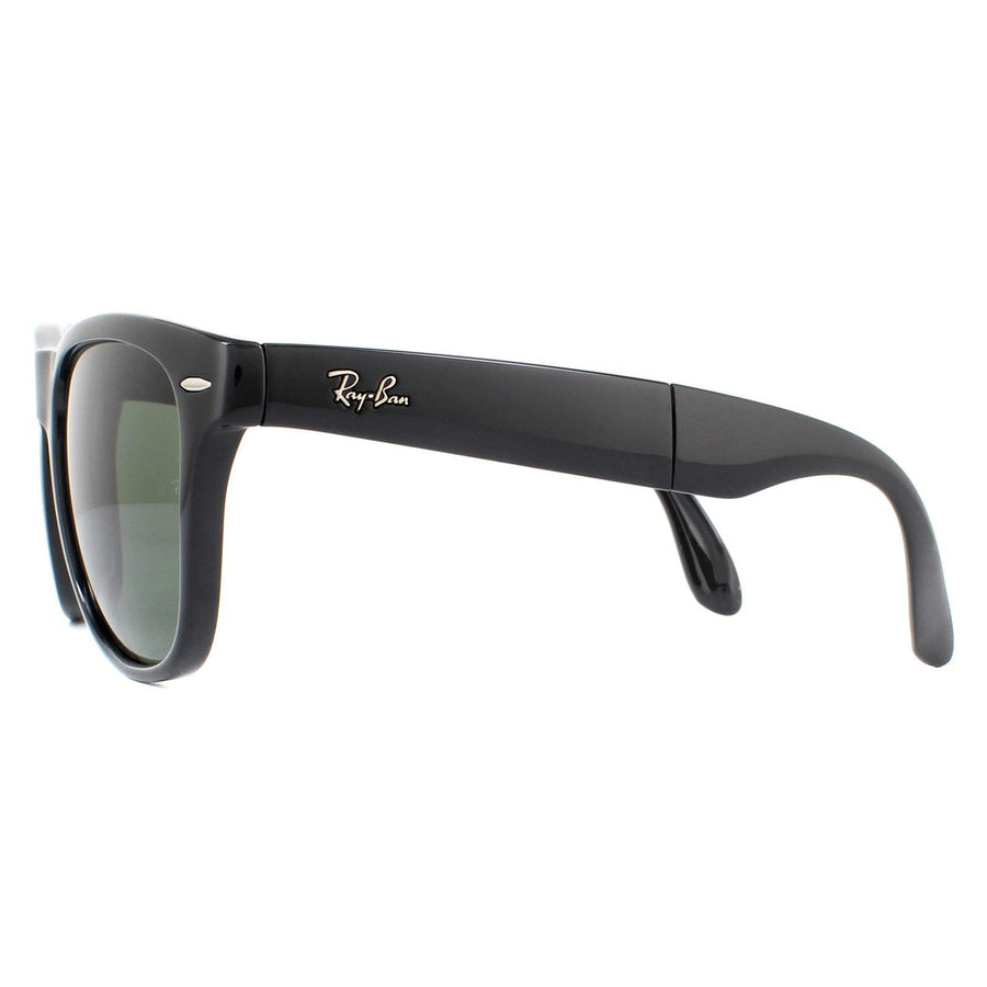 Ray-Ban Sunglasses Folding Wayfarer 4105 Black 601 50mm