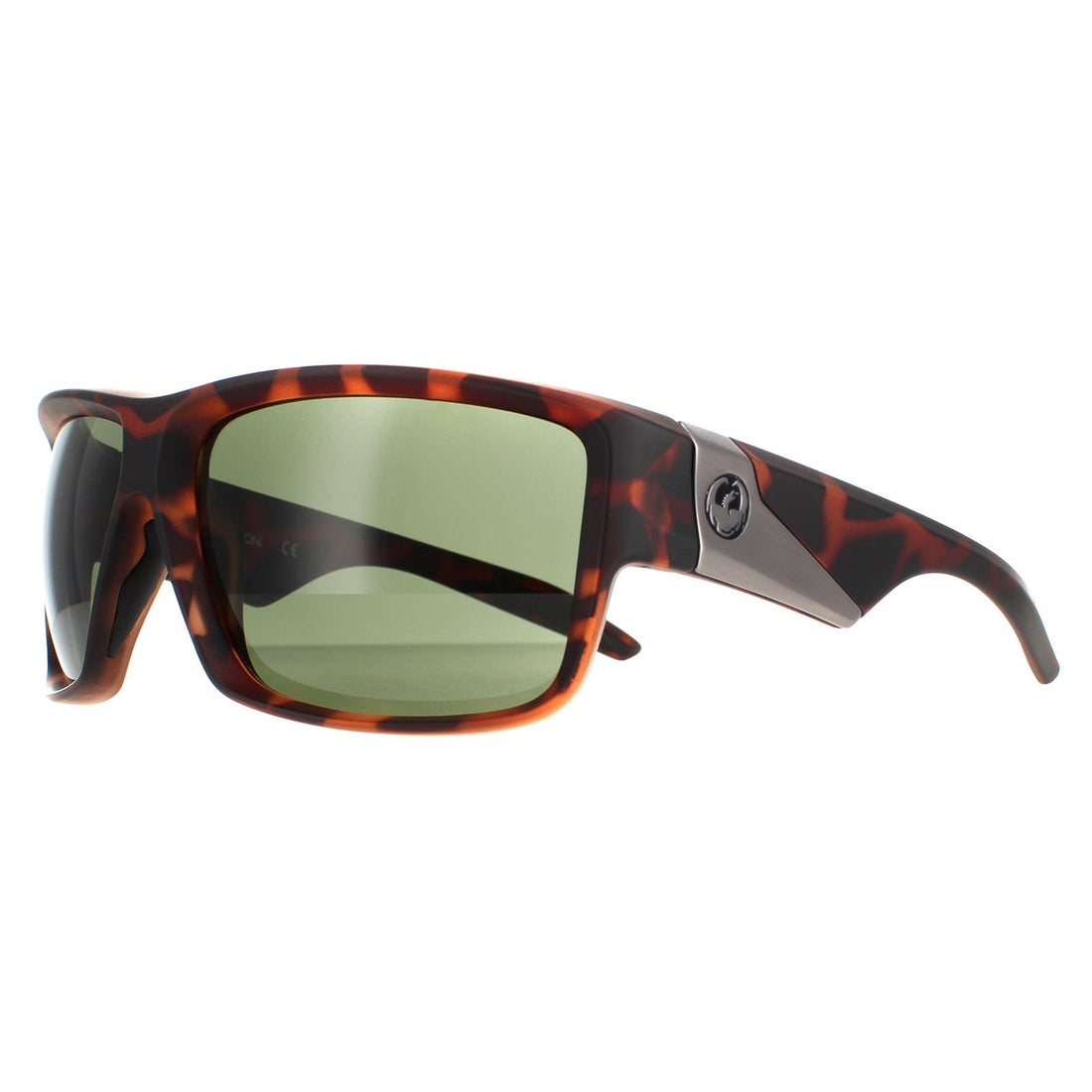 Dragon Sunglasses Deadlock 41898-246 Matte Tortoise Lumalens G15 Green