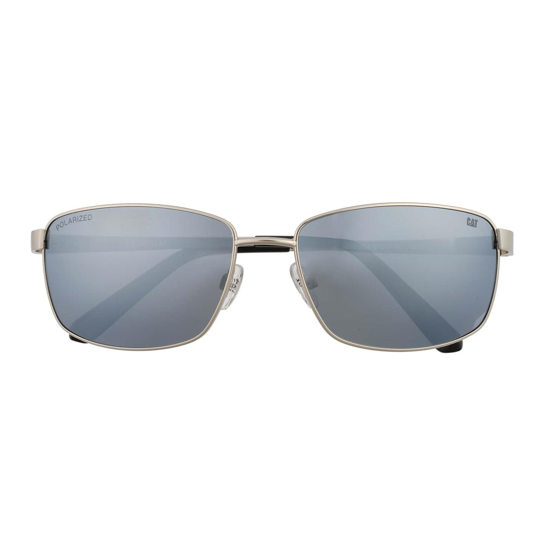 Caterpillar Sunglasses CTS-8030 002P Silver Grey Silver Mirror Polarized