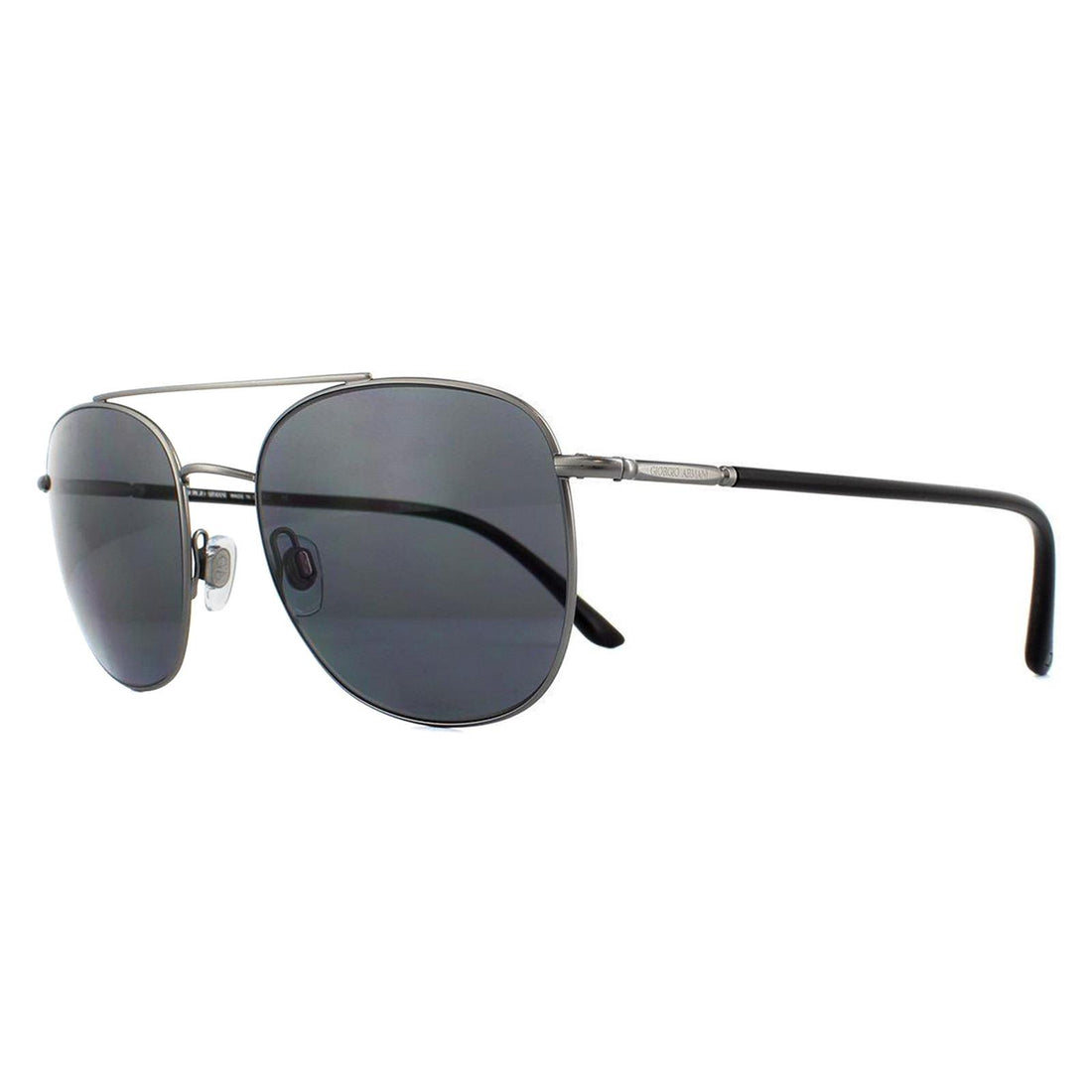 Giorgio Armani Sunglasses AR6042 300381 Matte Gunmetal Grey Polarized