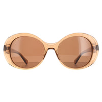 Serengeti Bacall Sunglasses Transparent Sand Beige Polarized Drivers