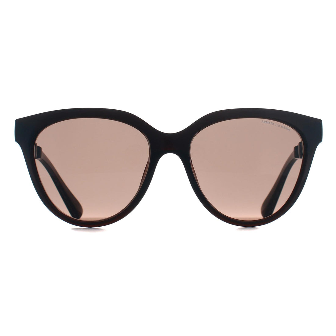 Armani Exchange Sunglasses AX4148SU 835773 Shiny Transparent Brown Dark Brown