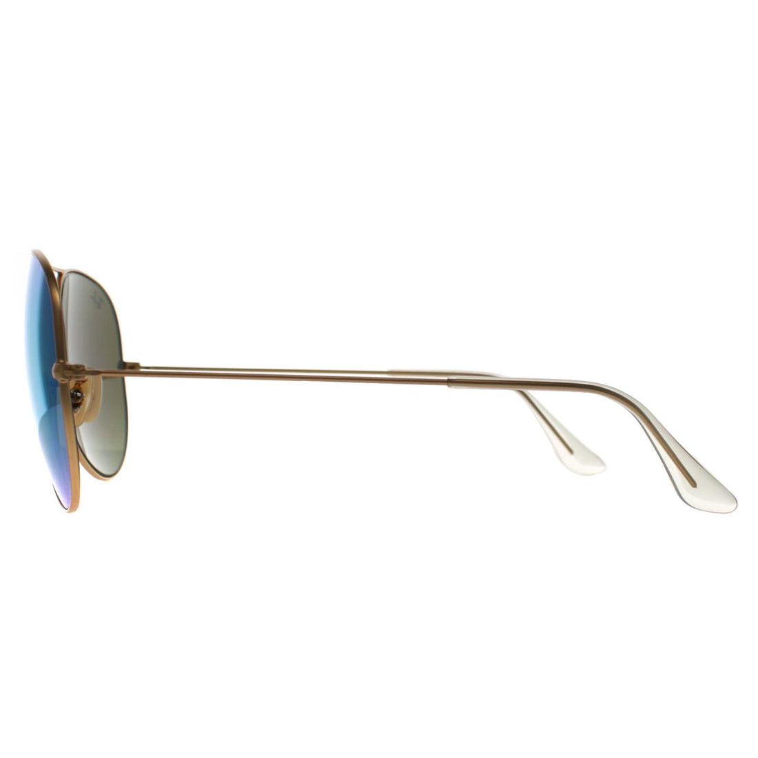 Ray-Ban Sunglasses Aviator 3025 112/19 Matt Gold Green Mirror 62mm